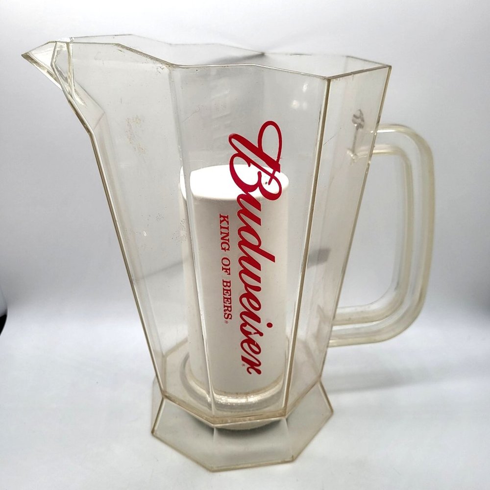 Budweiser Beer Classic Bowtie Plastic Polar Picture with Ice Chamber